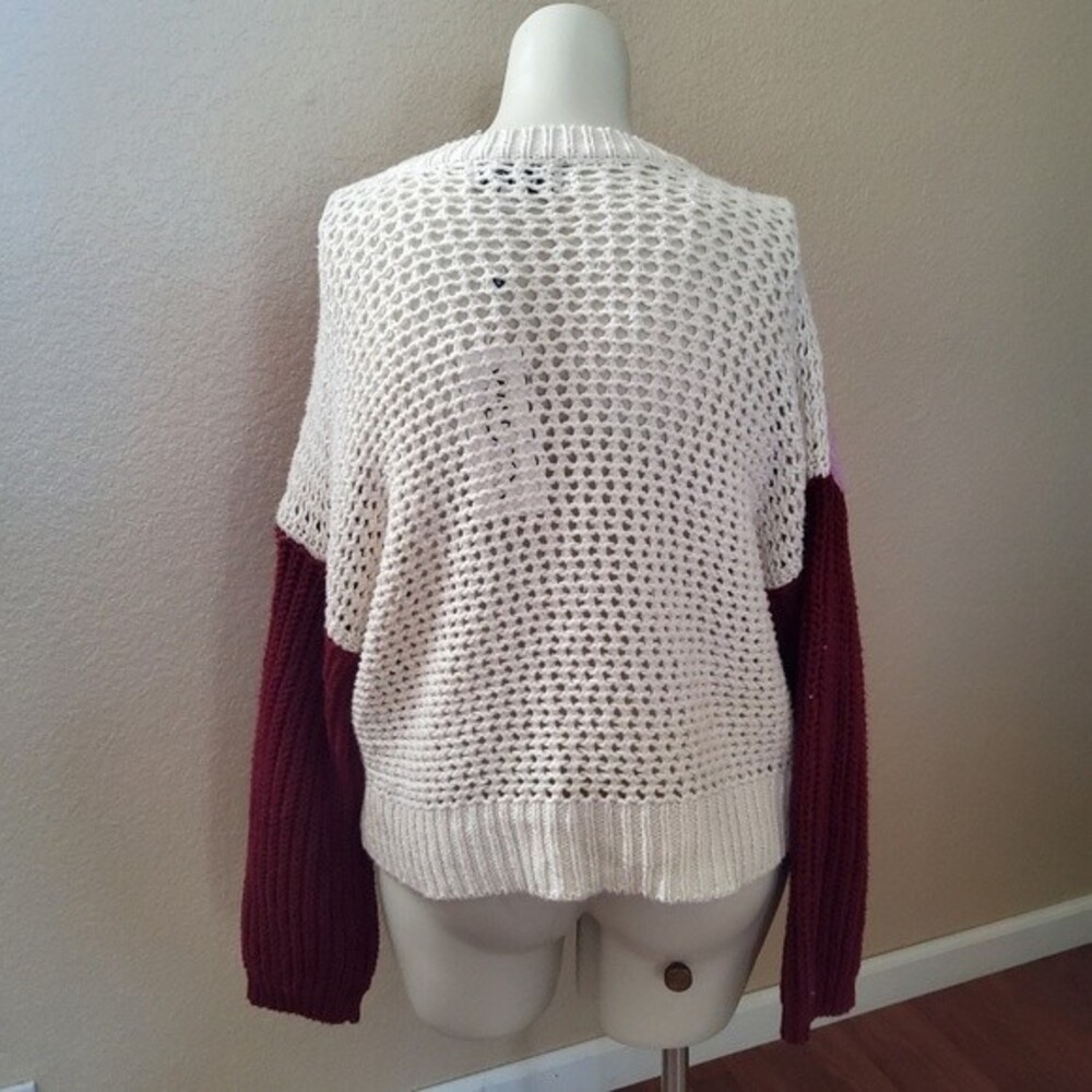 Wildfox Chrochet Pullover Sweater XL - Picture 3 of 7